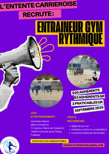 OFFRE D'EMPLOI : ENTRAINEUR GR - Carrières-sous-Poissy