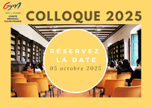 COLLOQUE CRIFGYM / DIMANCHE 05 OCTOBRE 2025 au CREPS Île-de-France de Châtenay-Malabry.