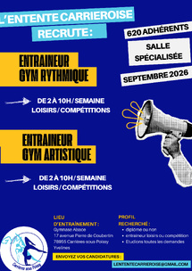 OFFRE D'EMPLOI : CARRIERES-SOUS-POISSY