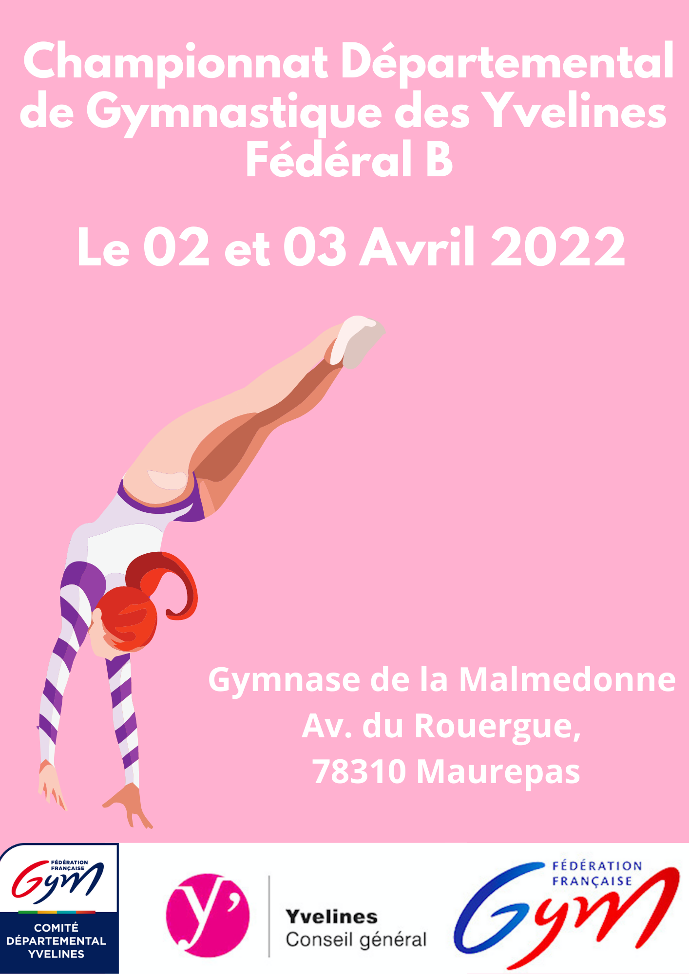GAF : Organigramme provisore FED B le 02 et 03 Avril 2022 à Maurepas