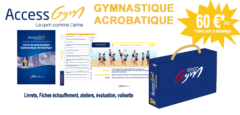 LES PACKS ACCESSGYM sont DISPONIBLES