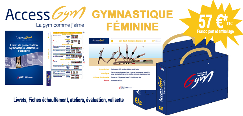 LES PACKS ACCESSGYM sont DISPONIBLES