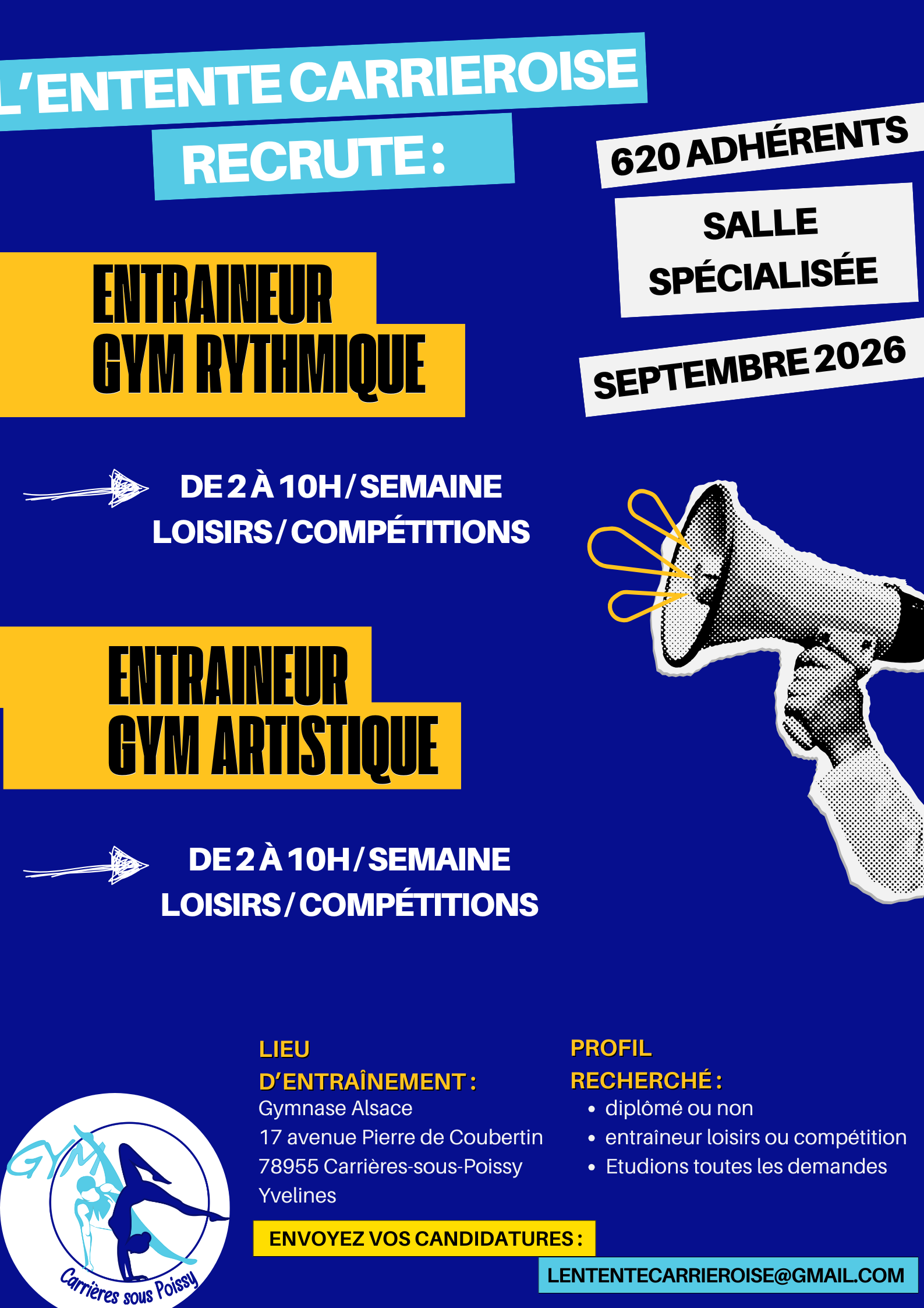 OFFRE D'EMPLOI : CARRIERES-SOUS-POISSY