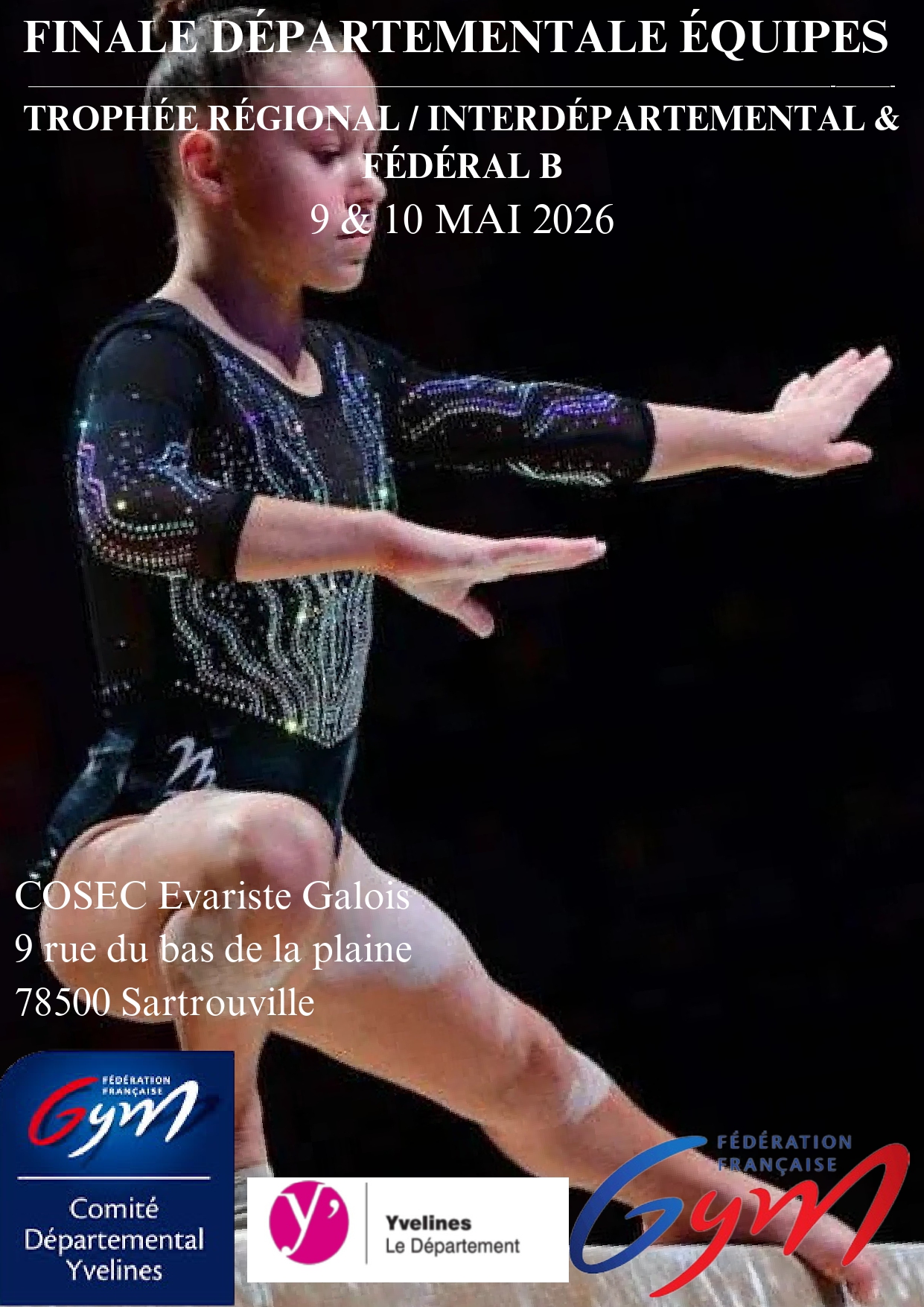 GAF - Organigramme DEFINITIF Finale Dep - 09 et 10 mai 26 à Sartrouville