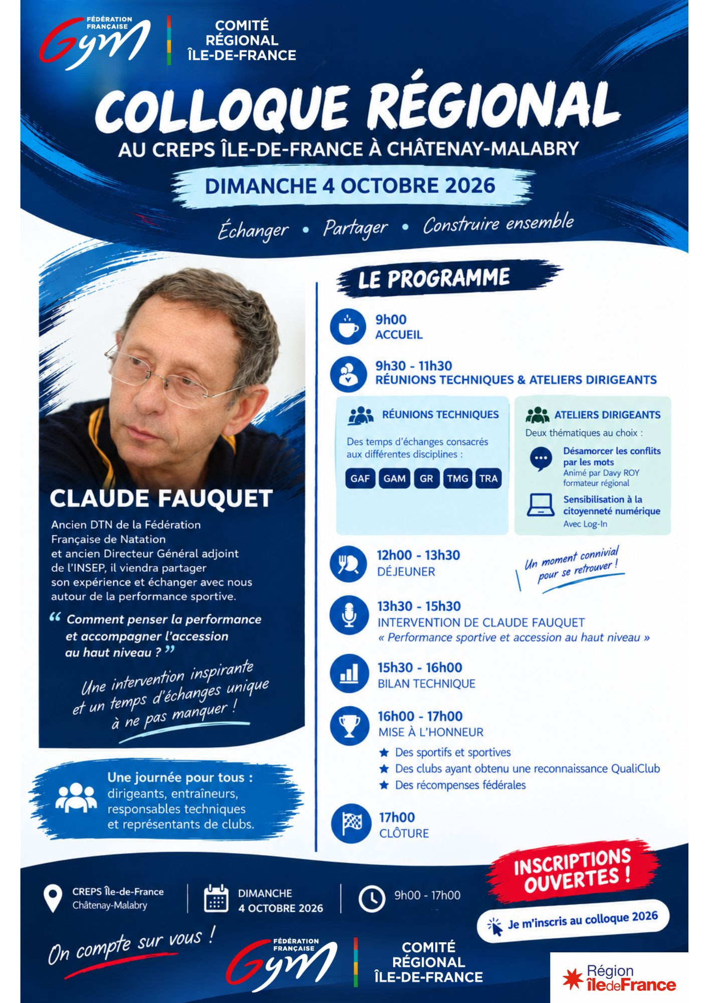 Colloque régional 2026 : les inscriptions sont ouvertes !