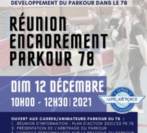 Réunion encadrement parkour 78