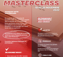 MASTERCLASS - POLE FRANCE DE MARSEILLE - DU 18 au 20 NOVEMBRE 2022