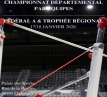 GAF - Organigramme Définitif - GAF EQUIPE FED A - TR / Elancourt 17 et 18 janvier 2026